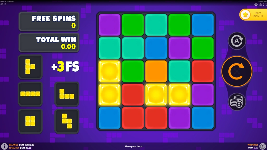 Golden Brix Base Game